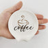 Coffee Spoon Rest - Engraved Cute Counter Spoon Holder for Farmhouse Home Bar, Gift for Coffee Lovers