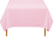 Lann's Linens 70" Square Premium Tablecloth for Wedding, Banquet, Restaurant, Polyester Fabric, Pink