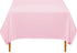 Lann's Linens 70" Square Premium Tablecloth for Wedding, Banquet, Restaurant, Polyester Fabric, Pink