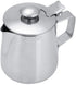 Milk Frothing Pitcher, Stainless Steel Coffee Cup with Lid for Home Office Kitchen Coffee Shop Latte Art, Silver