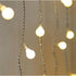 13ft 96 YOLIGHT Fairy Curtain Lights, USB/Battery Powered Ball Icicle Light LED Globe String Hanging Lights for Bedroom