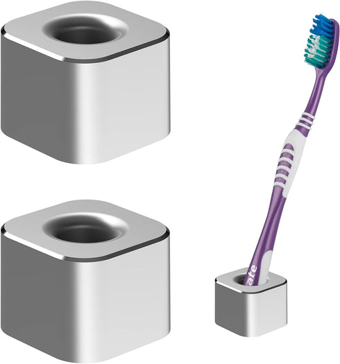 Linkidea Toothbrush Holder, Mini Aluminum Single Holder Stand for Pen, Pencil, Shaver, Razor,