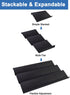 Expandable Spice Drawer Rack Organizer Insert, Multi Tier Adjustable Shelf for Kitchen Cabinet Storage