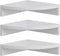 Floating Corner Shelves, 3 Tier Corner Shelf Wall Mount with Wire Hole