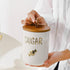 Set 27oz Set Counter Comeon Ceramic Canister with Airtight Seal Bamboo Lid Silicone, Food Storage Jars for Coffee Sugar