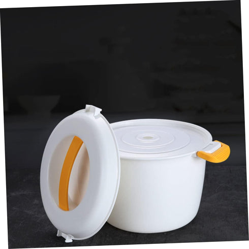Rice Cooker Microwave Pasta Pot, Office Lunch Container, Bento Rice Microwave Egg Cooker, Plastic Simple