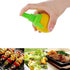 BJLIIO 2Pcs Set, Lemon Juice Sprayer, Manual Orange Juice Citrus Spray with Holder Plate, Green Citrus Sprayer Lemon