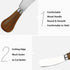 2 Pack Butter Spreader Knife, Stainless Steel Cheese Spreaders with Wood Handle for Cutting & Spreading Butter