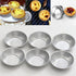 10 Pack Mini Egg Tart Tins, NonStick Tiny Pie Muffin Cupcake Pans, Silver