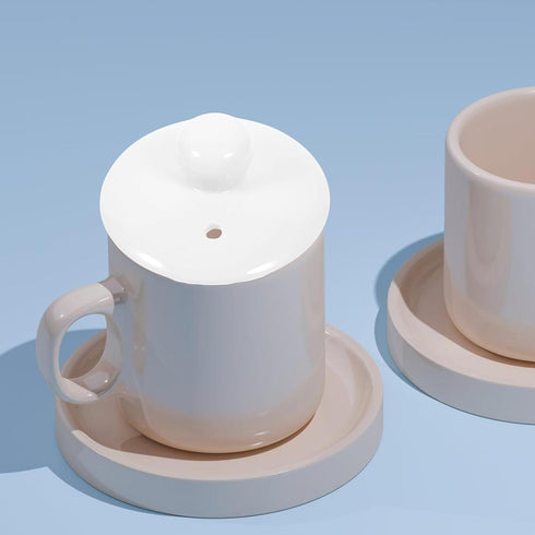Ceramic Teapot Lids, Kungfu Tea Kettle Replacement Covers, Loose Leaf Pot Top Lids for Kitchen Teapots