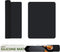Silicone Mat for Kitchen Counter - BPA-Free Heat-Resistant Non-Slip Table Mat, 15.7×11.8inch-2pcs, Black