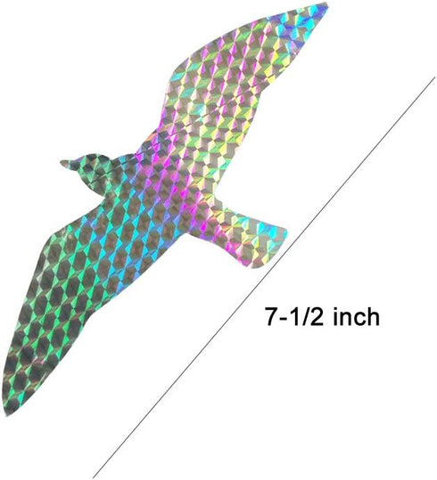 Anti Collision Window Stickers for Birds - Glass Decals Clings to Stop Bird Strikes, 16 Pieces