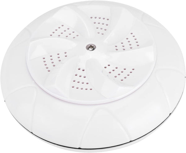 Ultrasonic Washing Machine, USB Powered Portable Turbine Washer for Traveling, Camping, Home Use (White)