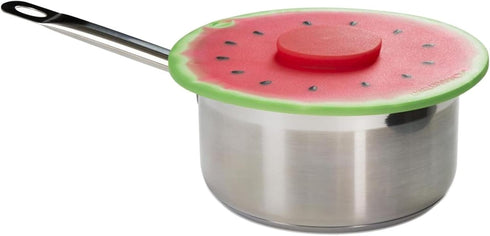 Charles Viancin Watermelon Silicone Lid - 11''/28cm - Airtight Seal for Food Storage & Cooking - BPA-Free