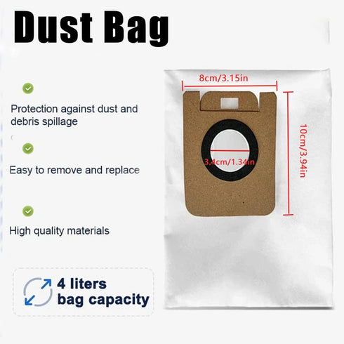 Chuancheng 20Pcs Accessories Kit for Dreame Bot Z10 Pro L10 Plus Vacuum Cleaner, Includes Brushes, Filters, Mop Cloths