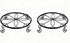Aivkoif 1/2/4 Pack 10/12 Inch Heavy Duty Iron Plant Stands - Rustproof Metal