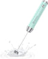 Maestri House Rechargeable Milk Frother, Handheld Electric Foam Maker with Detachable Stainless Steel Whisk