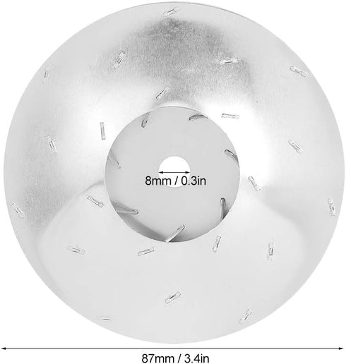 TOPINCN Aluminum Vacuum Cleaner Motor Rotating Fan Blade Replacement Accessory for 87mm Diameter