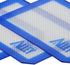 3 Non-stick Blue Silicone Mat Pads, Small Rectangle 5 x 4 Inch