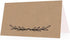 25 Rustic Kraft Tent Table Place Cards for Wedding, Thanksgiving, Christmas, Holiday, Catering, Banquet Party