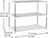 Xerhnan 3-Tier Closet(White) Stackable Small Shoe Rack, Lightweight Shoe Shelf Storage Organizer for Entryway, Hallway