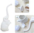 AORTULL Set,Modern Toilet Brush and Holder Ceramic Toilet Bowl Brush Holder,Cute Bathroom Decor, Non-Scratch Bristles