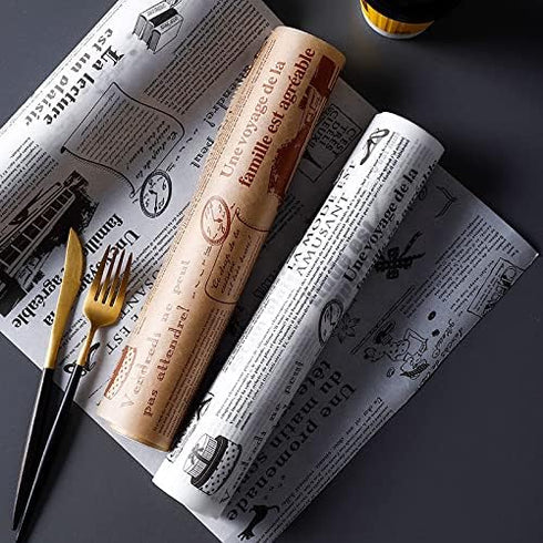 Baking Paper - High Temperature Resistant, Waterproof and Greaseproof Non-Stick Roll for Cooking and Grilling
