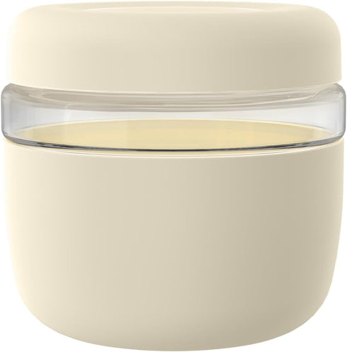 Tronco 24 oz Glass Lunch Bowl Container with Lid, Leak & Spill Proof Glass Food Storage for Meal Prep, BPA-Free