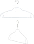 Mawa by Reston Lloyd Silhouette Ultra-Thin Series Non-Slip Space Saving Shirt Hanger with Pant Bar & Skirt Hooks, Pack
