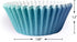 qiqee 300 Count Medium Size Cupcake Liners, 6 Designs Blue Gradient Baking Cups, Cupcake Papers, Cupcake Wrappers