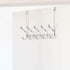 iDesign York Metal Over the Door Organizer - 5-Hook Rack for Coats, Hats, Towels, 15.28" x 5.25" x 11"
