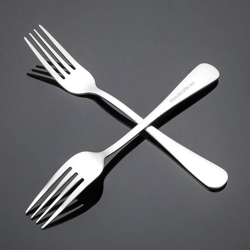 Briout Forks Silverware, Set of 24 Dinner Forks, 8 Inches Premium Stainless Steel for Home Kitchen Party Restaurant,