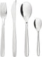 IKEA Mopsig 16 Piece Modern Silverware Cutlery Set, Flatware Set for 4 People, 18/10 Stainless Steel Mirror Polished