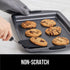 Gorilla Grip Nonstick Silicone Spatula, 11.6 Inch Black, Heat Resistant, BPA-Free, Flexible Head, Stainless Steel Handle