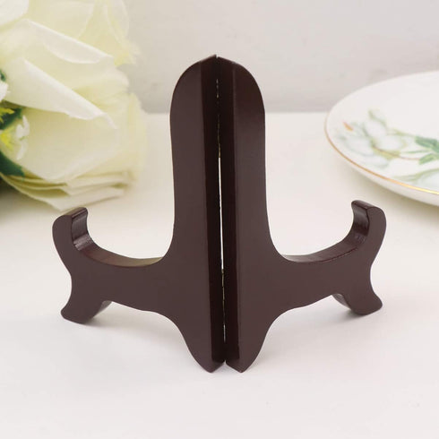Gatuida Wooden Plate Holder, Decorative Plate Display Stand, Picture Easel Holder