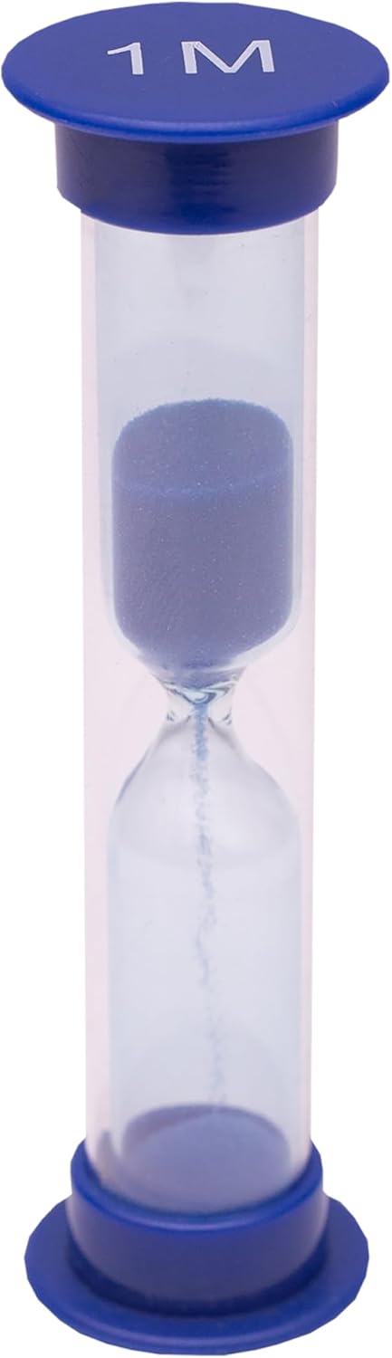 Sand Timer for Kids - Set of 4 Colorful Hour Glasses (1Min, 2Min, 3Min, 5Min) for Classroom & Home