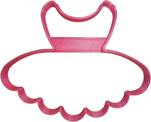 TUTU OUTLINE BALLERINA DRESS DANCE COSTUME COOKIE CUTTER, Made in USA PR2710