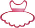 TUTU OUTLINE BALLERINA DRESS DANCE COSTUME COOKIE CUTTER, Made in USA PR2710