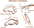 Caliber Gourmet Cookie Cutter Mold Set - Gun Shaped Cutters for Funny Military Theme, Stainless Steel