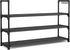 Closet 12-15 3 VILICK Shoe Rack for Shoe Organizer Space Saver Storage for Pair Shoe Shelf with Hook Free Standing Tier