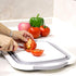 QiMH Collapsible Cutting Board, Foldable Multi-function Dish Tub for Washing Veggies, 8.5 Quart, Knife Included