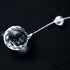 Crystal Beaded Strands Clear Glass Beads Curtain, Wedding Props Decor, Hanging Ceiling Decoration Accessories