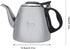 1.2L Stainless Steel Stovetop Teapot, Heat Resistant Handle Tea Coffee Pot Kettle