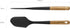 STAUB Silicone Spatula, Durable BPA-Free Matte Black Silicone, Acacia Wood Handles, Great for Mixing, Folding, Scraping