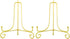 Artliving Gold Iron Easel Display Stand, 6 Inch, 2 Pack for Photos, Cookbooks, Plates, Tablets, and Art