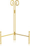 8 Inch Plate Holder Display Stand, Gold Easel Stand for Table, Decorative Photo, Art, Plates, Books (1 Pack)