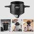 Reusable Paperless Coffee Filter Cone, Coffee Dripper with Foldable Holders for Home, Travel, and Camping, Black