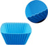Reusable Silicone Baking Cups, 24 Pack Muffin Liners, Thicken Non-stick Molds, 4 Colors, BPA-Free