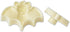 JEM Enterprises Pop It - Bat Shaped Mold for Cake Decorating, Set of 2, Large & Small Sizes, White