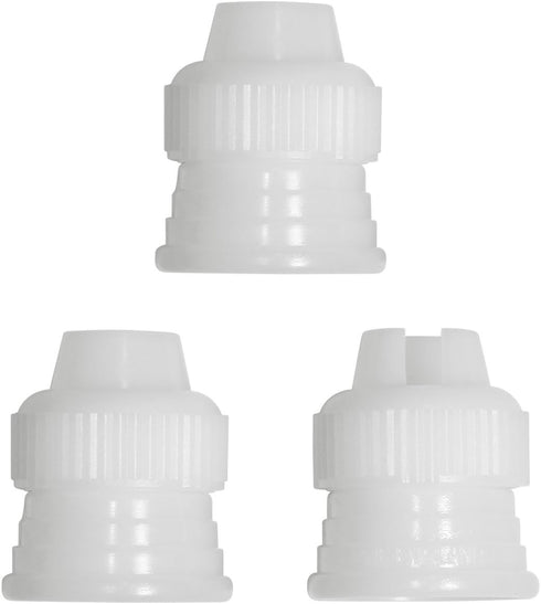 PME Icing Bag Adaptors, Set of 3 for Cake Decorating.